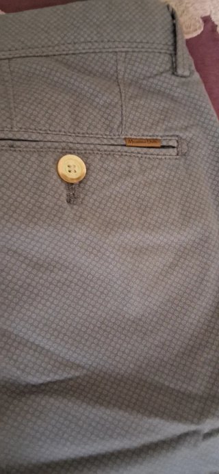 Pantalón Massimo Dutti Slim Fit Gris Talla