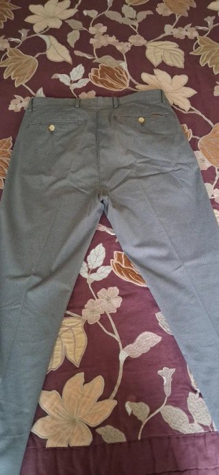 Pantalón Massimo Dutti Slim Fit Gris Talla