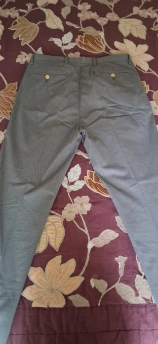 Pantalón Massimo Dutti Slim Fit Gris Talla