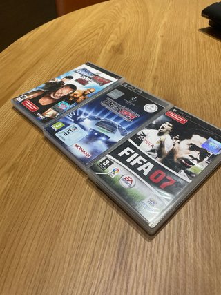 Juegos PSP: FIFA 07, PES 2014, WWE 2008