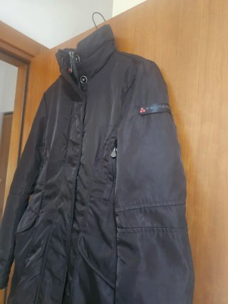 Giacca nera con cintura