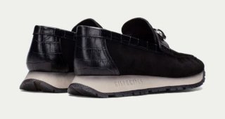 Mocasines Hispanitas Negro Piel Charol