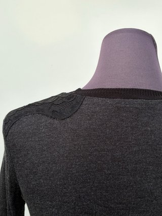 Camiseta Zara Estampado Leopardo Encaje