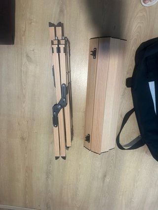 Mesa plegable de madera