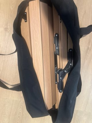 Mesa plegable de madera