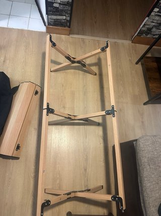 Mesa plegable de madera