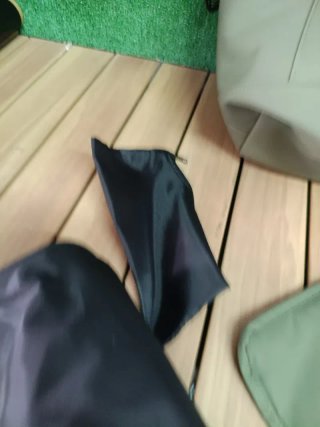 MOON bolsa de pañales de ónix en forma de V