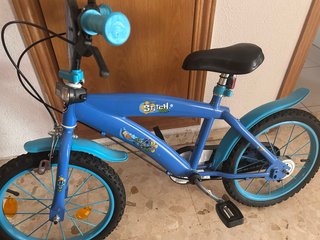 Bicicleta Infantil Stich Azul
