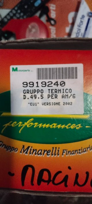 Cilindro y culata Rieju Minarelli