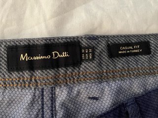 Pantalón Massimo Dutti Azul Talla 32