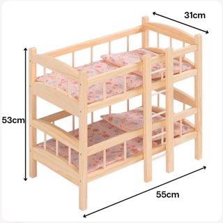 Cama litera para muñecas
