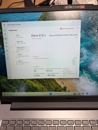Ordenador portátil Lenovo Plata