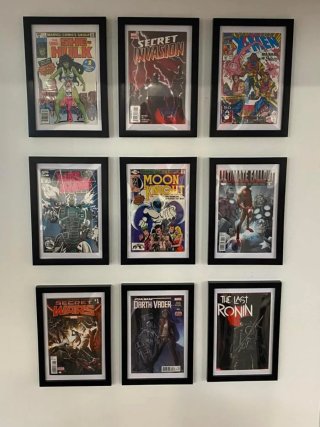 Marcos con Cómics Marvel y Star Wars