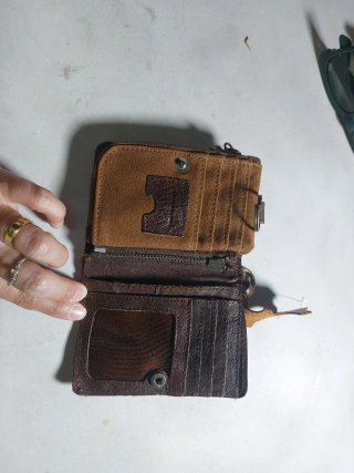 Cartera Desigual de piel marrón