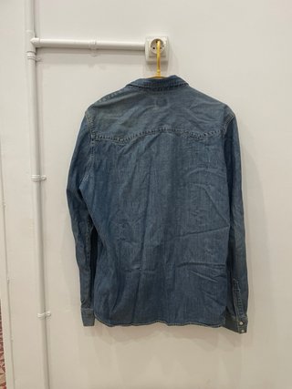 Camisa tejana H&M azul