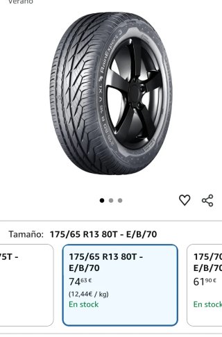 2 Neumático 175/65 R13 80T