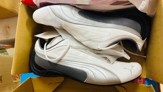 Zapatillas Puma Talla 45 Gris y Blanco