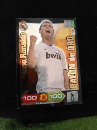 Cromo Adrenalyn Cristiano Ronaldo Balón de Oro