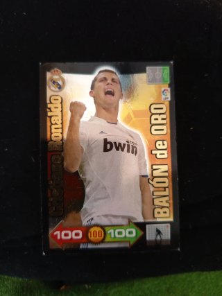 Cromo Adrenalyn Cristiano Ronaldo Balón de Oro