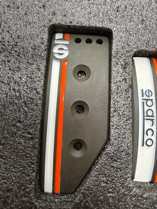 Kit Pedales Sparco Settanta Negro Mate