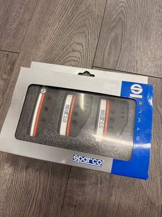 Kit Pedales Sparco Settanta Negro Mate