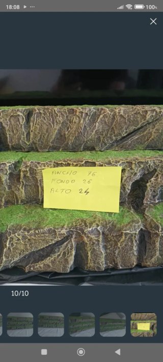 Diorama Dragon Ball Rocas Musgo