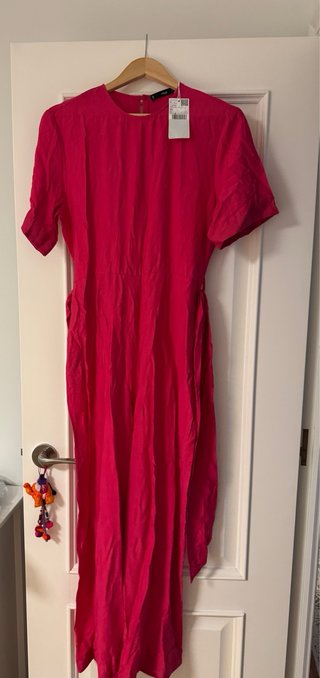 Mono fucsia Mango Talla M