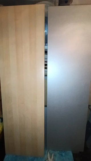 Escritorio madera y metal