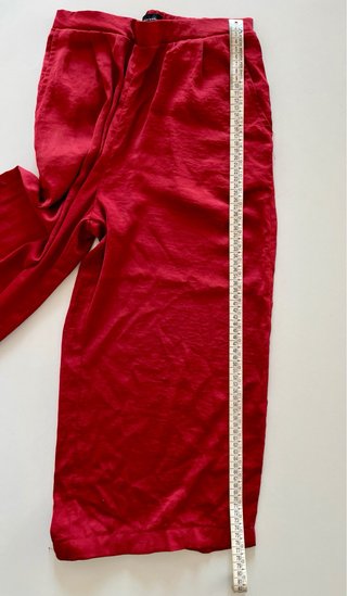 Pantaloni palazzo cropped Atmosphere rossi
