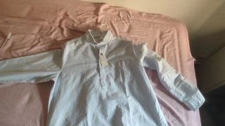 Camisa El Ganso Rayas Azul Talla XL