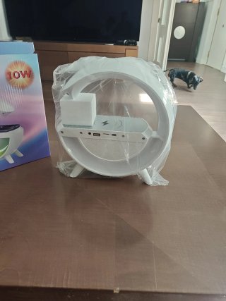 Altavoz Bluetooth LED y Cargador Inalámbrico