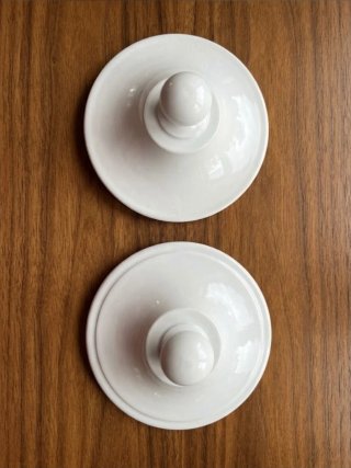 Pareja Albarero/Tarros Farmacia Porcelana S.XIX