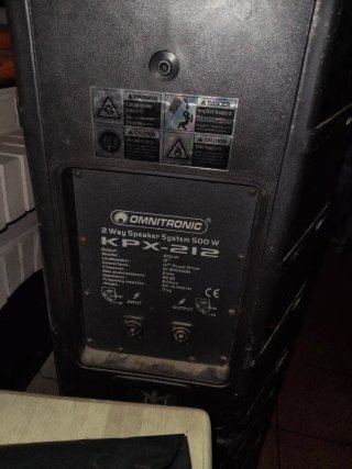 Altavoz Omnitronic Negro