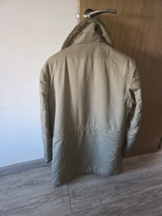 Chaqueta Fred Perry 3/4 Beige/Verde Oliva