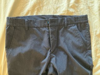Pantalón rayas azul Massimo Dutti T.40