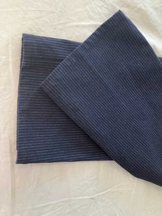 Pantalón rayas azul Massimo Dutti T.40