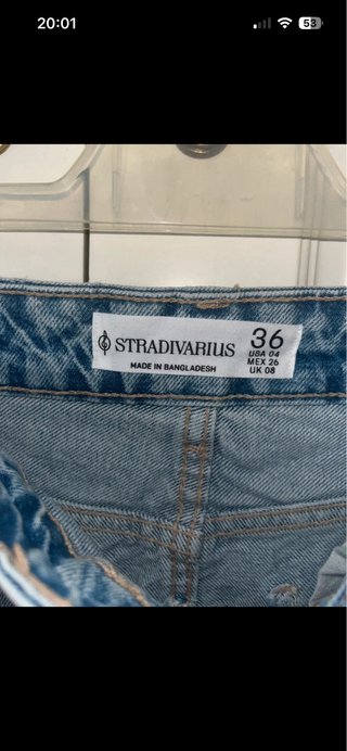 Falda vaquera Stradivarius