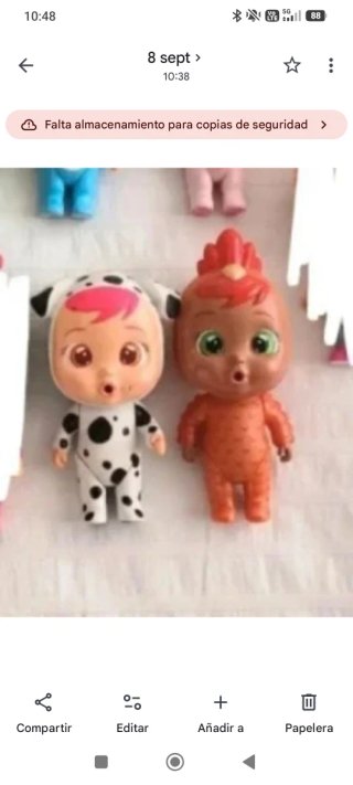 Lote 3 Bebés Llorones