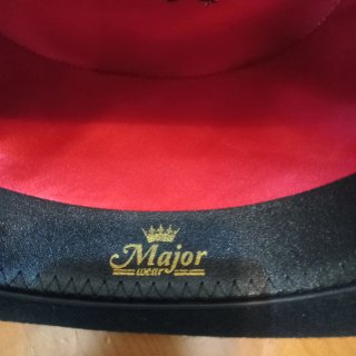Sombrero de copa auténtico negro