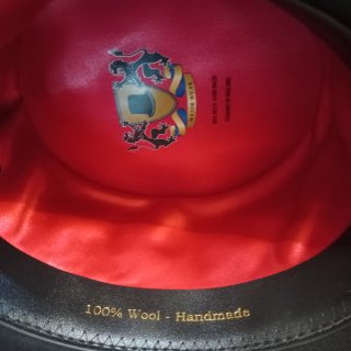 Sombrero de copa auténtico negro