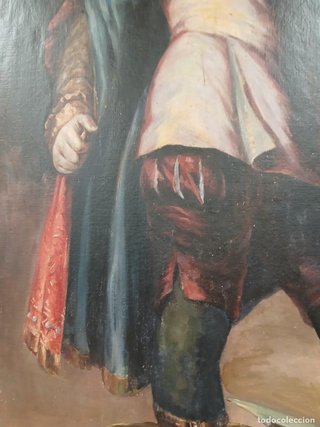 Óleo sobre lienzo San Pelayo Marti