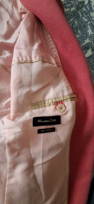 Americana Massimo Dutti Talla 38 Rosa