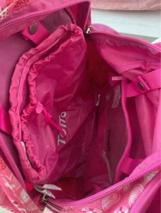 Mochila Escolar Totto 20L Corazones