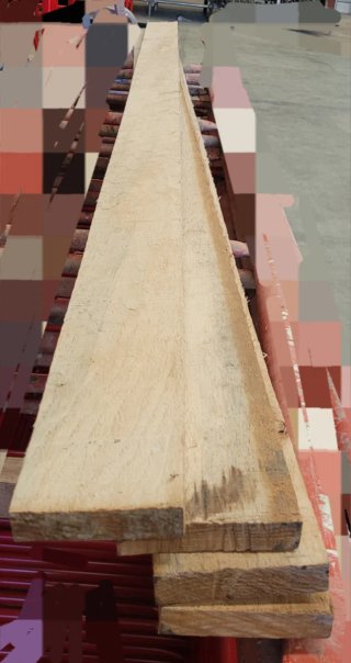 Tablas de madera 95 x 245 mm.