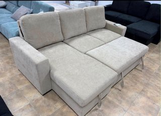 Sofá Cama Luke con Arcon Beige