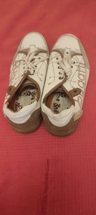 Zapatos Bugatti Hombre Blanco y Marrón