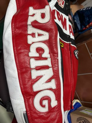 Chaqueta Piel Moto Yamaha Talla L