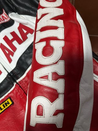 Chaqueta Piel Moto Yamaha Talla L