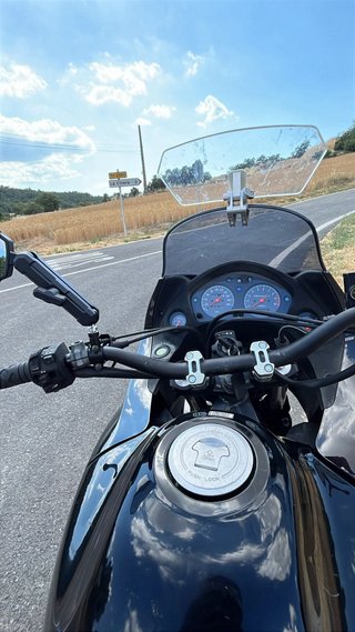 Honda Transalp 650 Negra