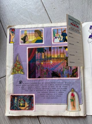 Álbum Cromos La Bella y la Bestia Disney Panini